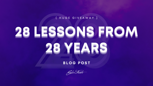 28 Lessons From 28 Years (My Birthday Giveaway)